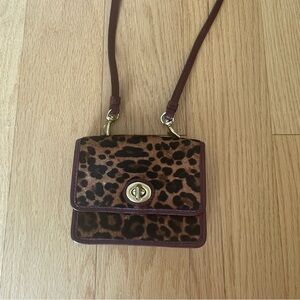 Coach ocelot mini bag